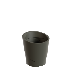 Fabricant pot de fleur 80 cm, pot de fleur design léger polyéthylène