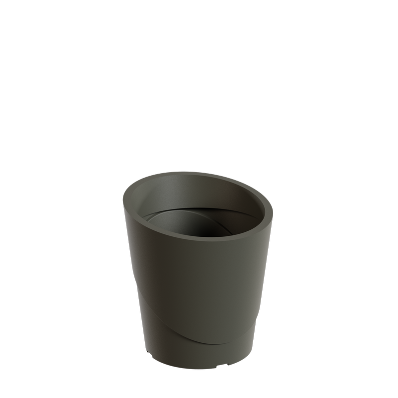 Fabricant pot de fleur 80 cm, pot de fleur design léger polyéthylène