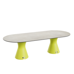 Table chaise 10 personnes jardin, salon de jardin design 10 places