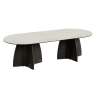 Table de jardin 10 personnes avec chaises, mobilier jardin design 10 places