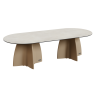 Table de jardin 10 personnes avec chaises, mobilier jardin design 10 places