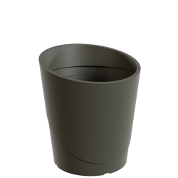 Fabricant pot de fleur 120 cm, grand pot de fleur contemporain polyéthylène