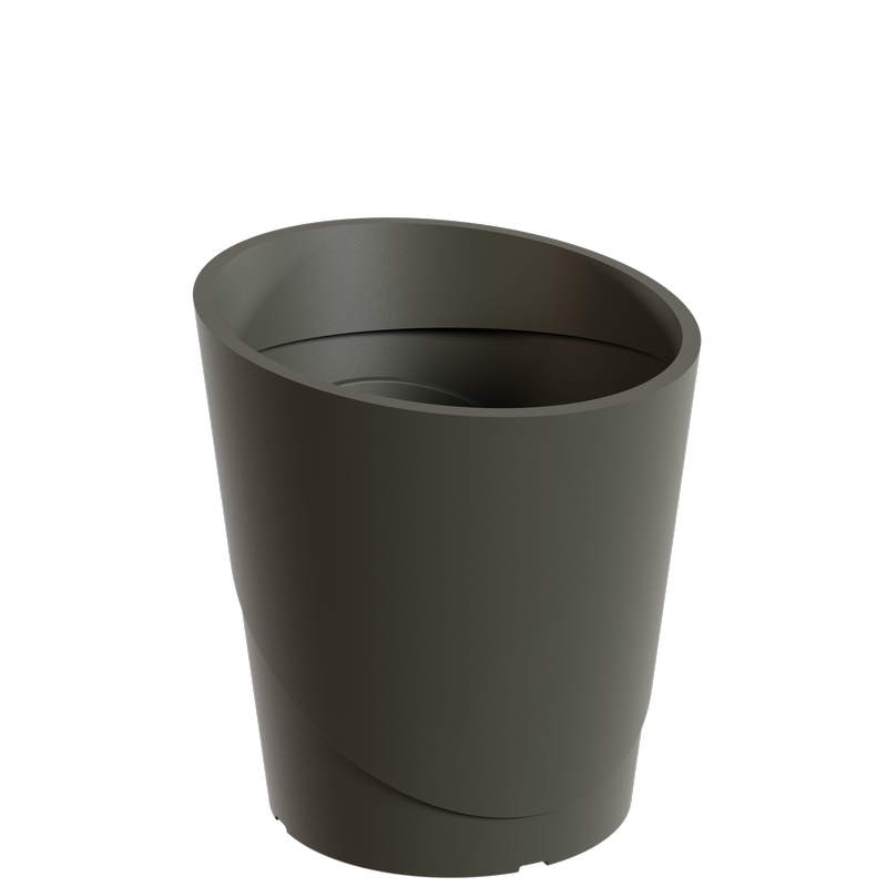 Fabricant pot de fleur 120 cm, grand pot de fleur contemporain polyéthylène