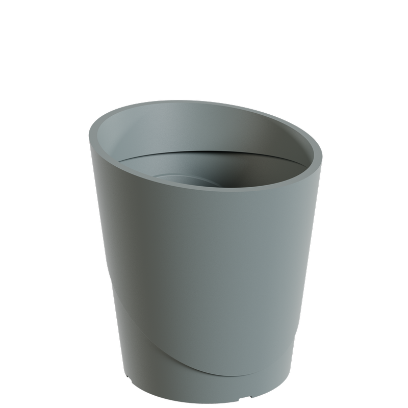 Fabricant pot de fleur 120 cm, grand pot de fleur contemporain polyéthylène