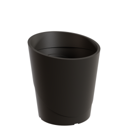 Fabricant pot de fleur 120 cm, grand pot de fleur contemporain polyéthylène