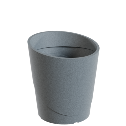 Fabricant pot de fleur 120 cm, grand pot de fleur contemporain polyéthylène