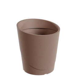 Fabricant pot de fleur 120 cm, grand pot de fleur contemporain polyéthylène