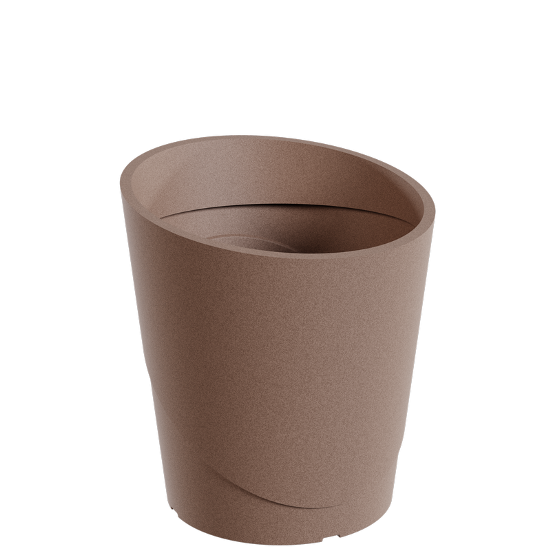 Fabricant pot de fleur 120 cm, grand pot de fleur contemporain polyéthylène