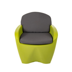 Coussin pour fauteuil de jardin avec dossier