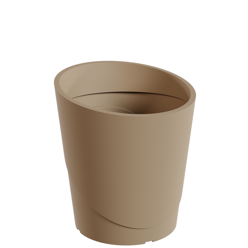 Fabricant pot de fleur 120 cm, grand pot de fleur contemporain polyéthylène