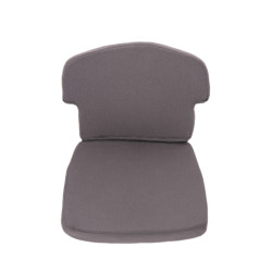 Coussin imperméable pour chaise de jardin avec dossier