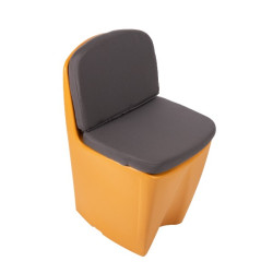 Coussin de chaise extérieur imperméable avec dossier