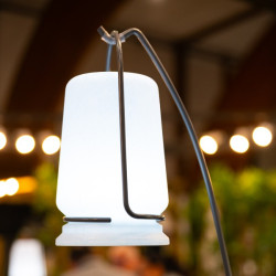 Lanterne terrasse extérieure, lampe table led rechargeable