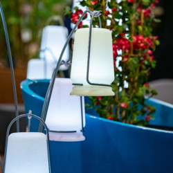 Lanterne LED extérieur, lampe extérieur rechargeable nomade