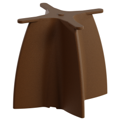 Pied de table basse design, piètement table basse polyéthylène