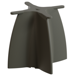 Pied de table basse design, piètement table basse polyéthylène