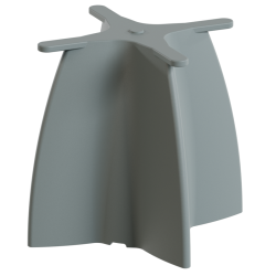 Pied de table basse design, piètement table basse polyéthylène