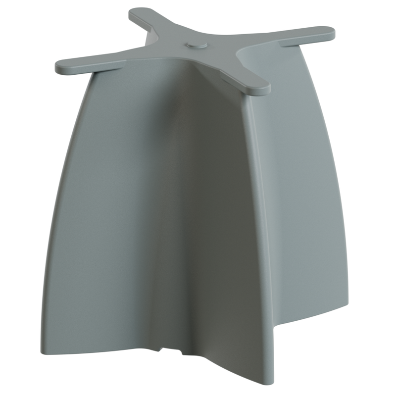 Pied de table basse design, piètement table basse polyéthylène