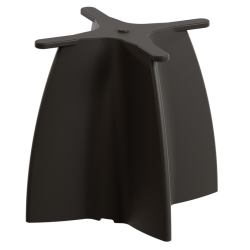 Pied de table basse design, piètement table basse polyéthylène