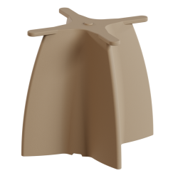 Pied de table basse design, piètement table basse polyéthylène