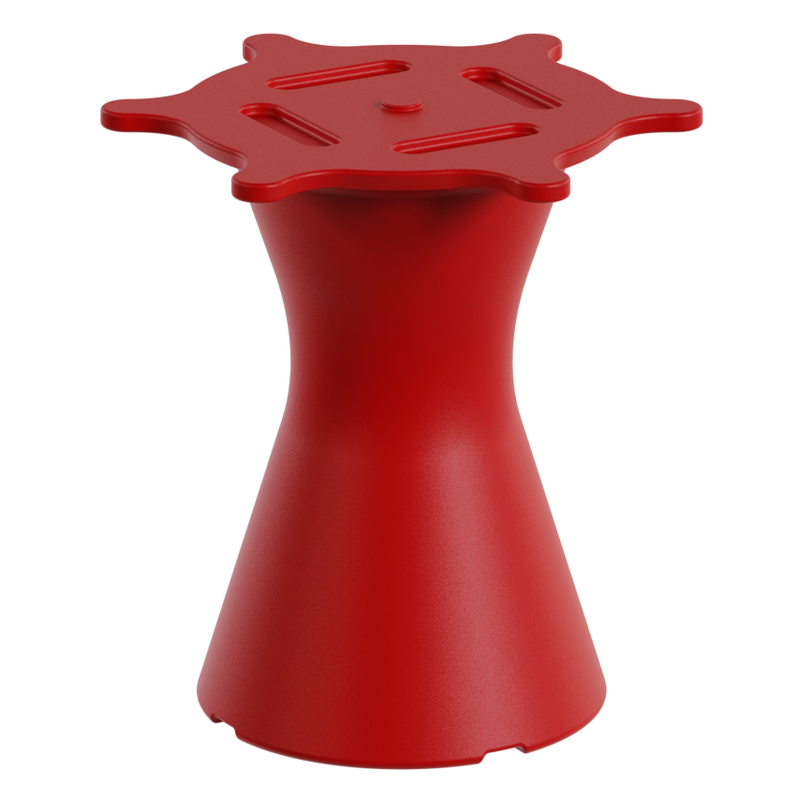 Pied table basse cylindrique design, pied table basse polyéthylène