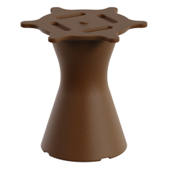 Pied table basse cylindrique design, pied table basse polyéthylène