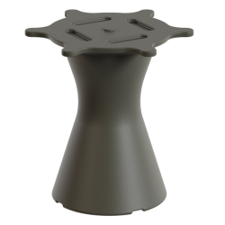 Pied table basse cylindrique design, pied table basse polyéthylène