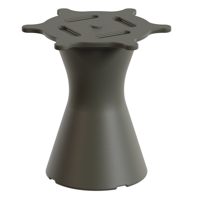 Pied table basse cylindrique design, pied table basse polyéthylène