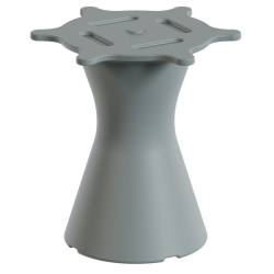 Pied table basse cylindrique design, pied table basse polyéthylène