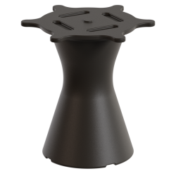 Pied table basse cylindrique design, pied table basse polyéthylène