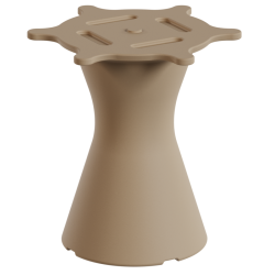 Pied table basse cylindrique design, pied table basse polyéthylène