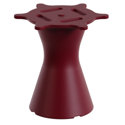 Pied table basse cylindrique design, pied table basse polyéthylène