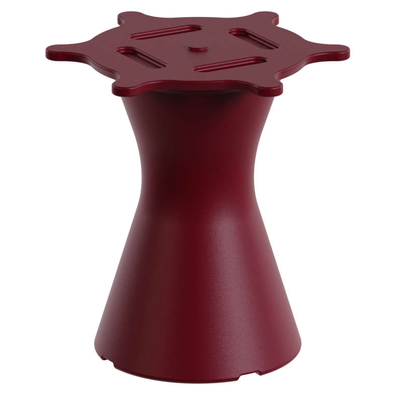 Pied table basse cylindrique design, pied table basse polyéthylène