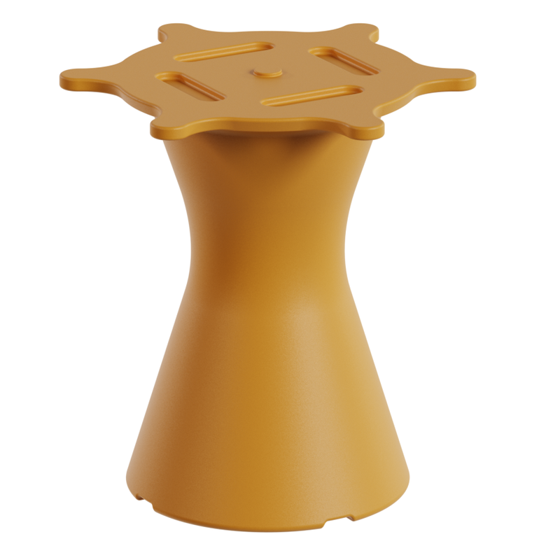 Pied table basse cylindrique design, pied table basse polyéthylène