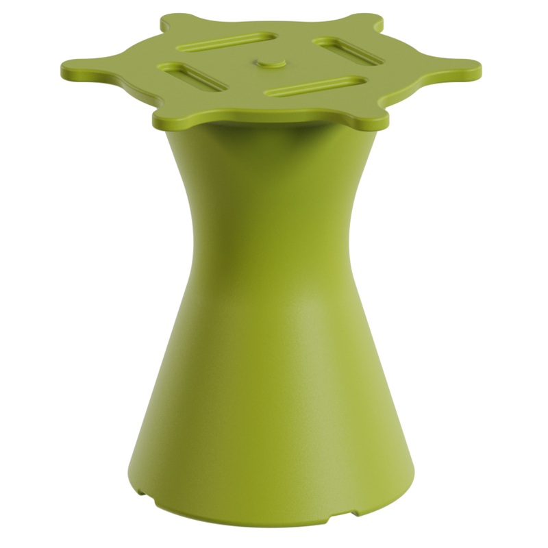 Pied table basse cylindrique design, pied table basse polyéthylène