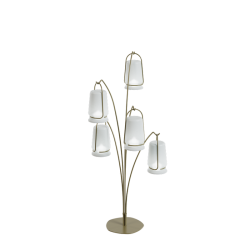 Lampadaire extérieur sur pied design, arbre lumineux de jardin LED