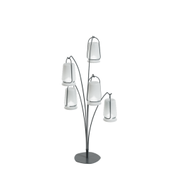 Lampadaire extérieur terrasse design, lampadaire arbre LED décoratif extérieur