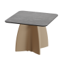 Table basse carré marbre noir, table basse carré moderne design