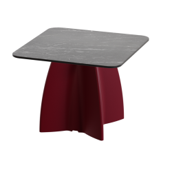 Table basse carré marbre noir, table basse carré moderne design