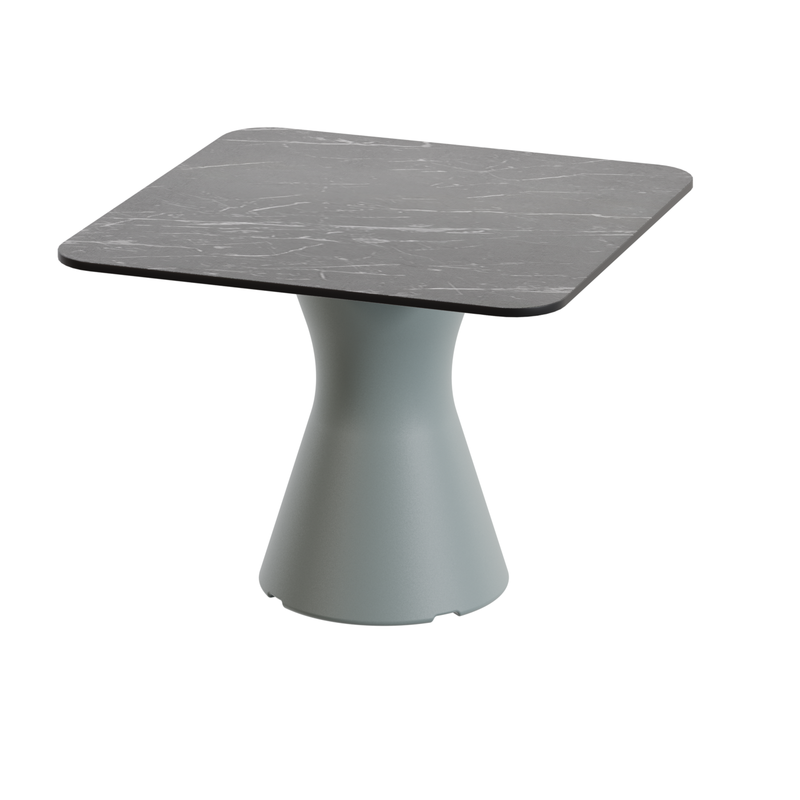 Table basse marbre noir haute gamme, table basse carré design jardin