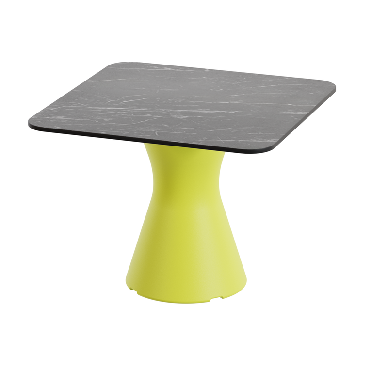 Table basse marbre noir haute gamme, table basse carré design jardin
