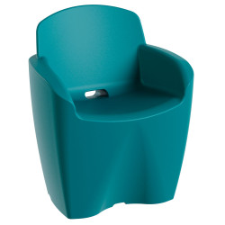 Fauteuil de jardin moderne haute gamme, fauteuil polypropylène design extérieur