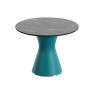 Table basse ronde en marbre noir, table basse ronde design jardin
