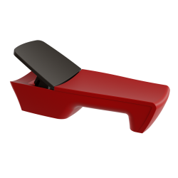 Bain de soleil haut de gamme, transat design bicolore polyethylene