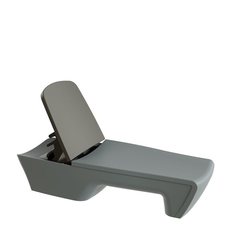 Bain de soleil haut de gamme, transat design bicolore polyethylene