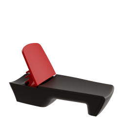 Bain de soleil haut de gamme, transat design bicolore polyethylene