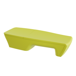 Bain de soleil design contemporain, transat design haut de gamme polyéthylène