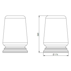 Lanterne extérieur sans fil rechargeable, lampe table extérieur moderne