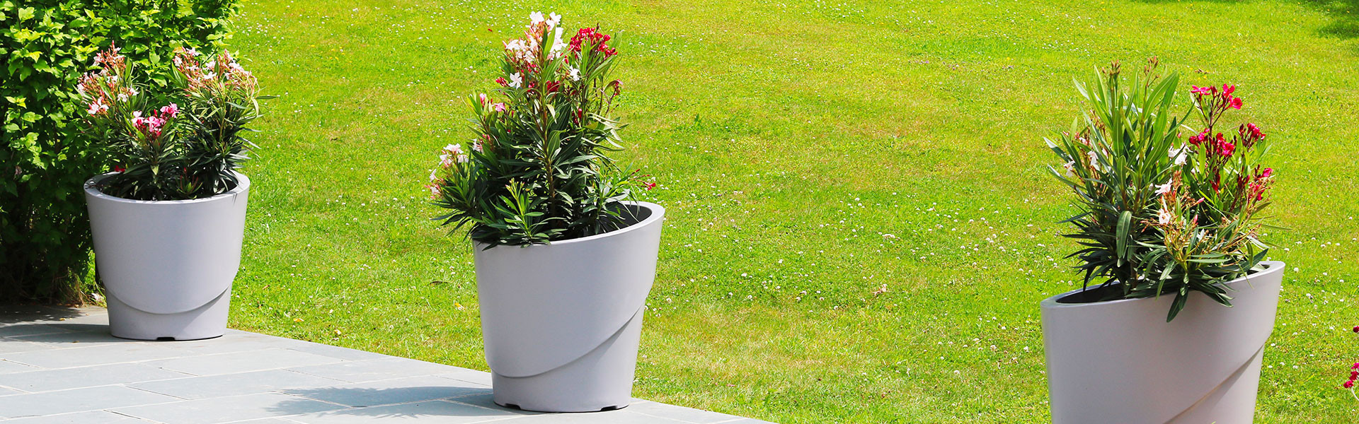 Pot fleur design, jardinière fabrication française