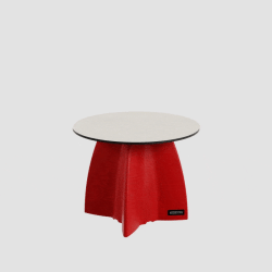 Table basse de jardin ronde haute gamme, table basse design contemporaine